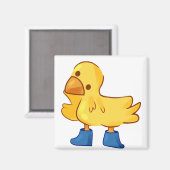 Aimant Belle caricature de canard animal (Recto/Verso)