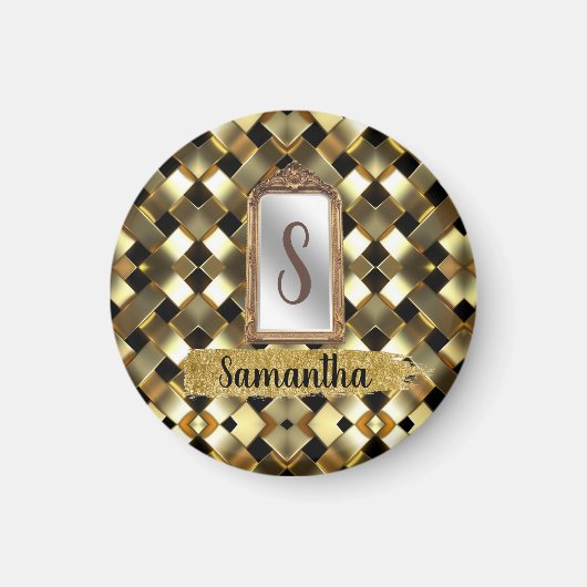 Aimant Belle Chic Girly Miroir Élégant cadeau Anniversair (Devant)