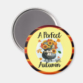 Aimant Belle collection d'automne moderne Thanksgiving (Recto/Verso)