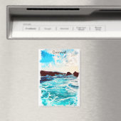 Aimant Belle Cornwall Angleterre Royaume-Uni Paysage côti (In Situ (Lave-vaisselle))