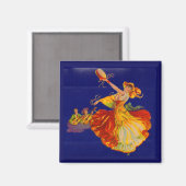 Aimant belle danseuse espagnole (Recto/Verso)