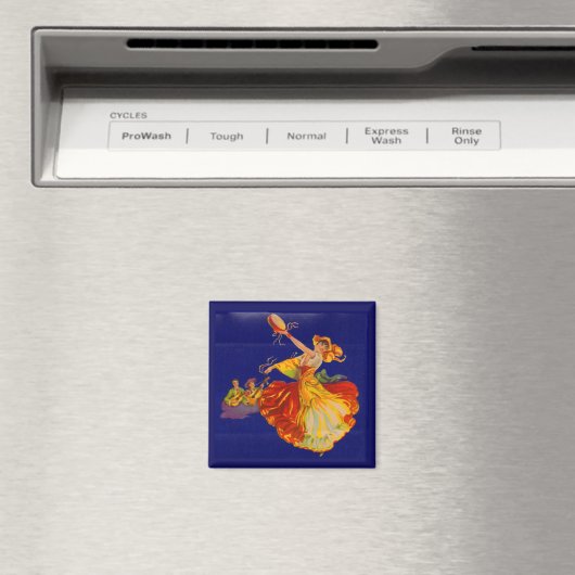 Aimant belle danseuse espagnole (In Situ (Lave-vaisselle))