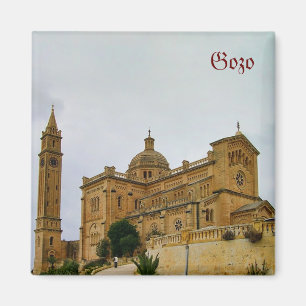 Aimant Belle église en île de Gozo, Malte