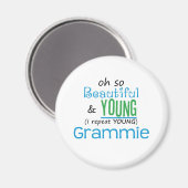 Aimant Belle et jeune Grammie (Recto/Verso)