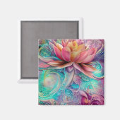 Aimant Belle Ethérée Whimsical Lotus Flower (Recto/Verso)