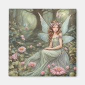 Aimant Belle fée dans la forêt (Devant)