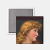 Aimant belle femme du 19ème siècle (Recto/Verso)