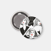 Aimant belle fille (Recto/Verso)