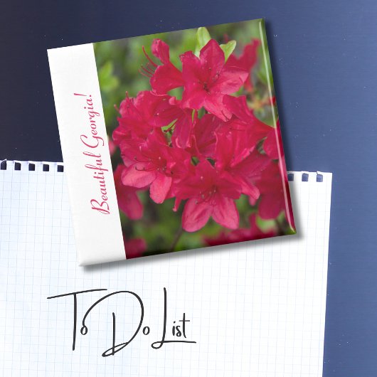Aimant Belle Fleur d'Etat Géorgie~ Azalea