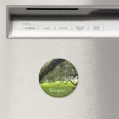 Aimant Belle Géorgie chêne et pelouse verte (In Situ (Lave-vaisselle))