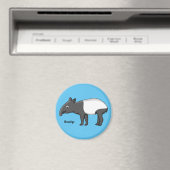 Aimant Belle illustration de tapir de dessin animé (In Situ (Lave-vaisselle))