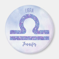 Belle Libra Astrologie Signe Personnalisé Violet