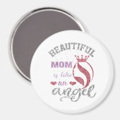 Aimant Belle maman est comme un ange (Recto/Verso)