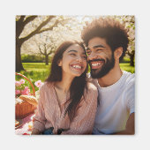 Aimant Belle mémoire photo garde personnalisée (Devant)