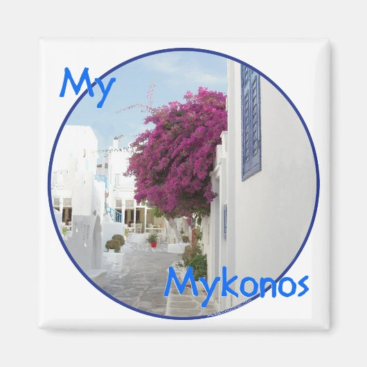 Aimant Belle Mykonos (Devant)