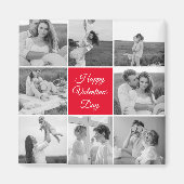 Aimant Belle photo Collage Couple et Joyeuse Saint Valent (Devant)