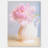 Aimant Belle Pivoine Rose Rustique (Recto)