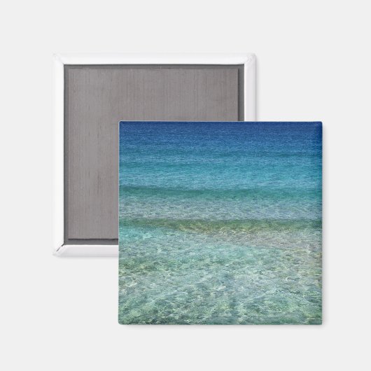 Aimant Belle plage de sable (Recto/Verso)