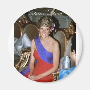 Aimant Belle ! Princesse Diana Thaïlande 1988