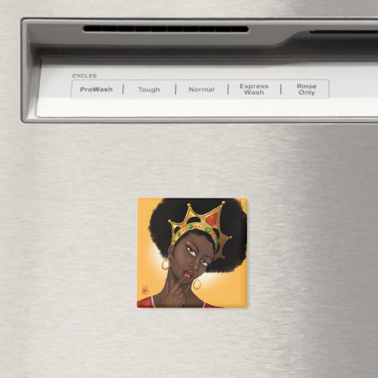 Aimant Belle Reine noire (In Situ (Lave-vaisselle))