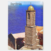 Aimant Belle Sardaigne Italie Ile Méditerranée (Recto)