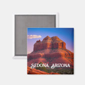Aimant Belle Sedona Arizona Red Rocks Paysage Art T (Recto/Verso)
