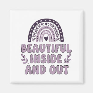 Aimant Belle Selle De Lavande Arc-En-Ciel À L'Intérieur E