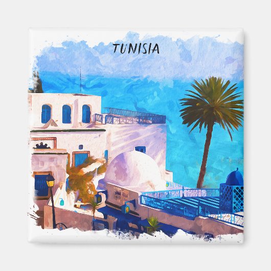 Aimant Belle Tunisie Panorama (Devant)