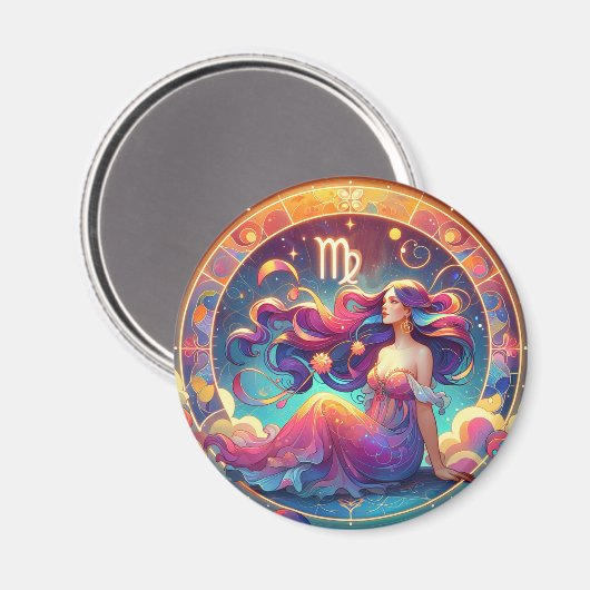 Aimant Belle Vierge | Horoscope (Recto/Verso)