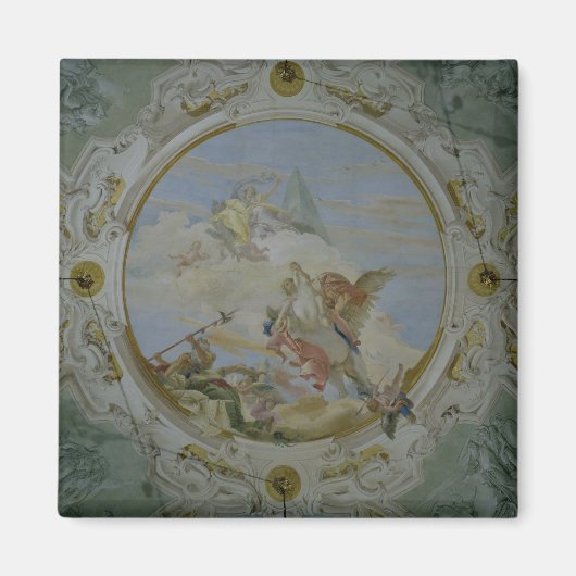 Aimant Bellerophon Riding Pegasus, c.1746-47 (fresco) (Devant)