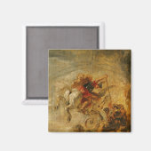 Aimant Bellerophon Riding Pegasus Combattre la Chimera (Recto/Verso)