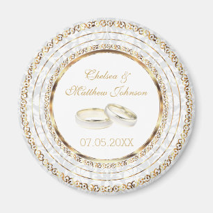 Aimant Belles Bandes Mariages d'or