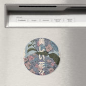 Aimant Belles fleurs japonaises (In Situ (Lave-vaisselle))