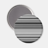 Aimant Belles rayures gris noir (Recto/Verso)