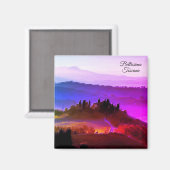 Aimant *~* Bellissima Toscane Langue italienne Toscane (Recto/Verso)