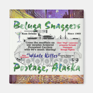Aimant Béluga Baleine Snaggers Portage Alaska