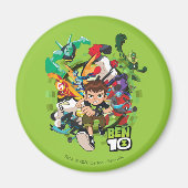 Aimant Ben 10 Alien Rush Graphique (Devant)