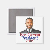 Aimant Ben CARSON 2016 (Recto/Verso)