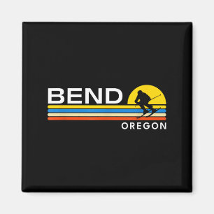 Aimant Bend oregon ski souvenirs vintage rétro