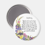 Aimant Bénédiction irlandaise (Recto/Verso)