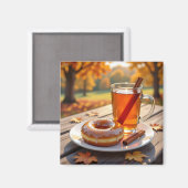Aimant Bénédictions d'Automne | Cidre et Donut (Recto/Verso)