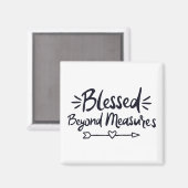 Aimant Béni Au-Delà Des Mesures Évangile Dit Simple Chris (Recto/Verso)