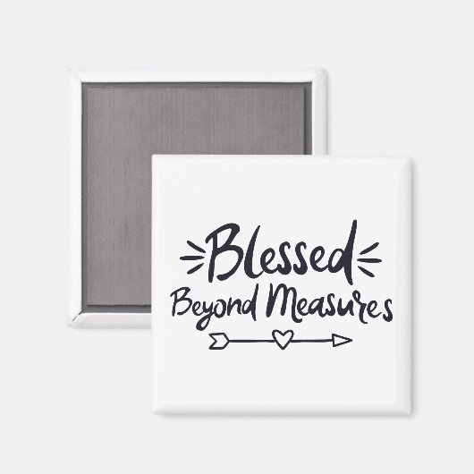 Aimant Béni Au-Delà Des Mesures Évangile Dit Simple Chris (Recto/Verso)