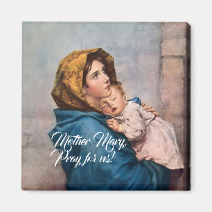 Aimant Béni Mère avec Bébé Jésus