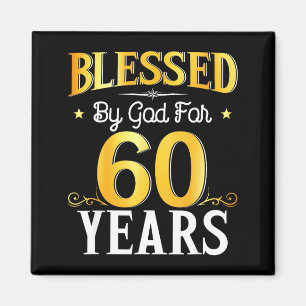 Aimant Béni par Dieu pendant 60 ans 60e anniversaire homm
