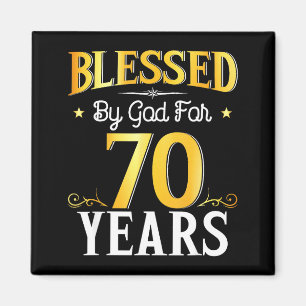 Aimant Béni par Dieu pendant 70 ans 70e anniversaire homm