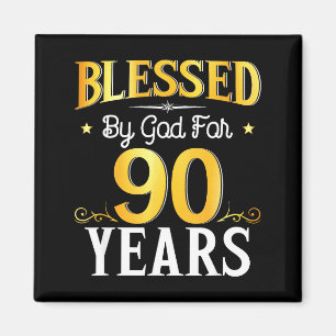 Aimant Béni par Dieu pendant 90 ans 90e anniversaire homm