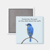 Aimant Béni soient les Meek Bluebird (Recto/Verso)