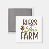 Aimant Bénissez cette ferme (Recto/Verso)