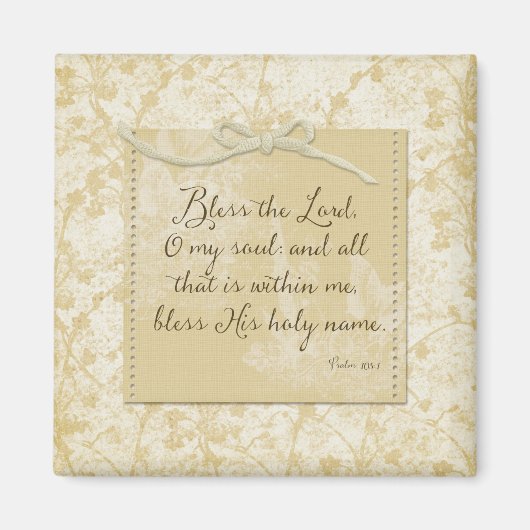 Aimant Bénissez le Seigneur, ô mon âme (Devant)